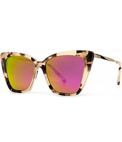 DIFF Eyewear Becky II Tortoise Polarized Cat Eye Sunglasses