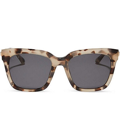 DIFF Eyewear Bella Leopard Polarized Sunglasses