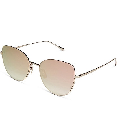 DIFF Eyewear Women's Kinsley 57mm Round Sunglasses