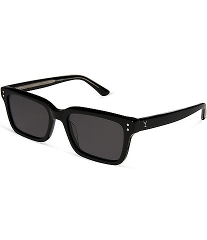 DIFF Eyewear x Yellowstone Unisex John Dutton 54mm Polarized Rectangle Sunglasses