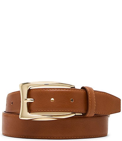 Dillard's 1.22" Feathered Edge Stitched Textured Belt