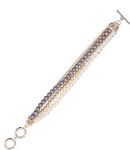 Dillard's Bali Pearl Mix Line Bracelet