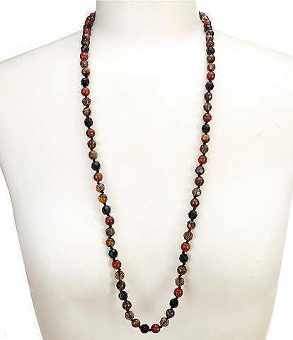 Dillard's Beaded Long Strand Necklace