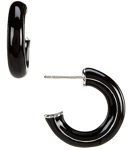 Dillard's Enamel Small Hoop Earrings