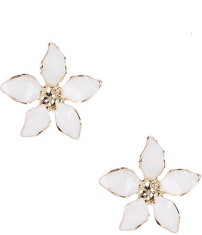 Dillard's Epoxy Flower Drop Earrings