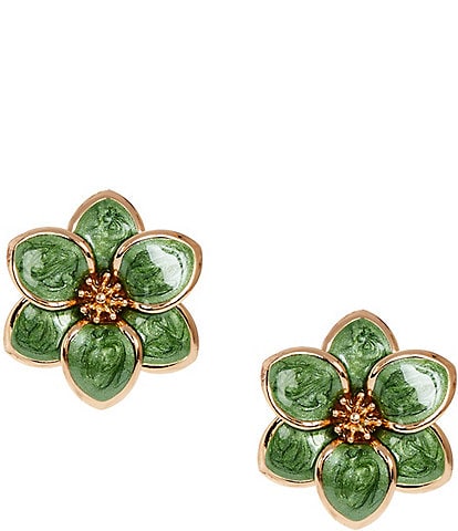 Dillard's Epoxy Flower Drop Earrings