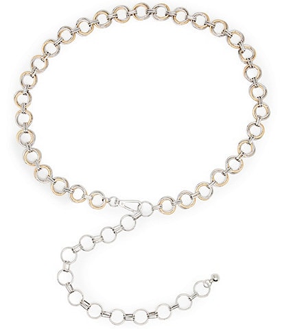 Dillard's Jewelry Inspired Multi Layered Ring Chain Belt