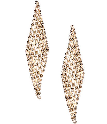 Dillard's Mesh Chain Kite Drop Earrings