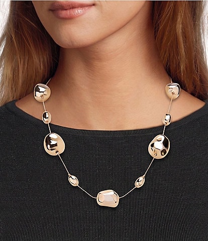 Dillard's Multi Station Short Strand Collar Necklace