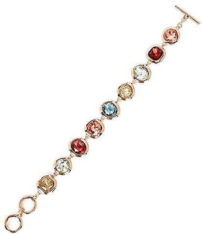 Dillard's Multi Color Stone Line Bracelet