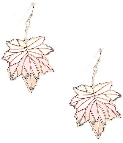 Dillard's Ombre Leaf Drop Earrings