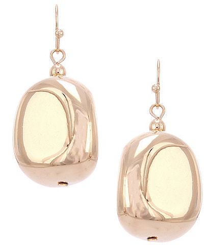 Dillard's Organic Metal Drop Earrings