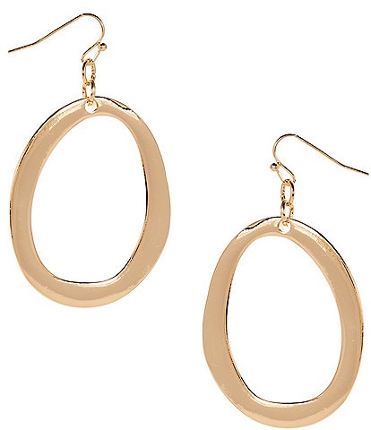 Dillard's Oval Loop Drop Earrings