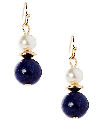 Dillard's Pearl and Bead Drop Earrings