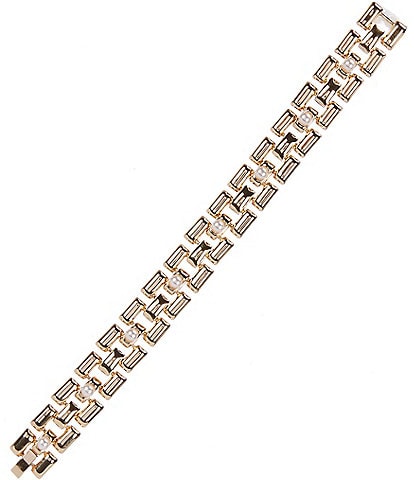 Dillard's Pearl Weave Line Bracelet
