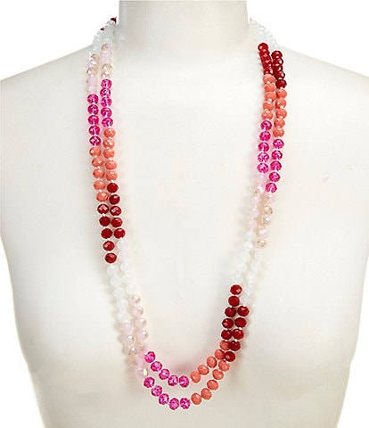 Dillard's Sienna Beads Long Strand Necklace