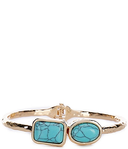Dillard's Turquoise Stone Cuff Bracelet