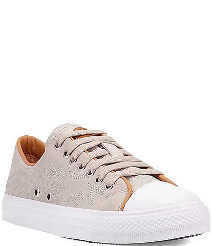 Dingo Campus Suede Western Stitched Sneakers