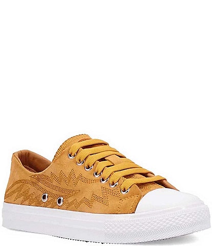Dingo Campus Suede Western Stitched Sneakers