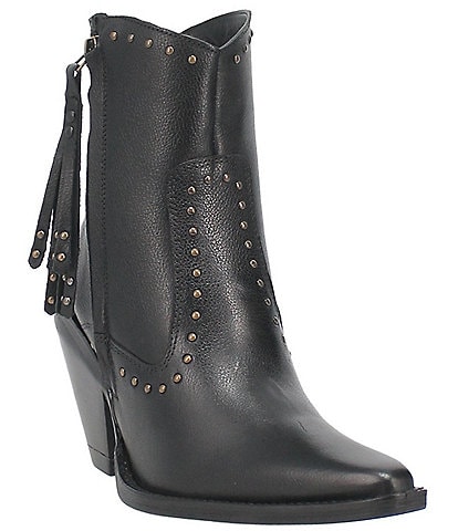 Dingo Classy N Sassy Leather Studded Western Booties
