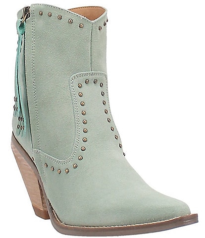 Dingo Classy N Sassy Suede Studded Western Booties