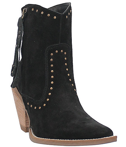 Dingo Classy N Sassy Suede Studded Western Booties