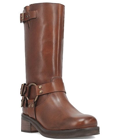 Dingo Harlee Leather Harness Boots