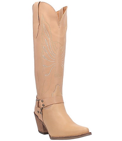 Dingo Heavens To Betsy Leather Winged Eagle Stitch Tall Western Boots