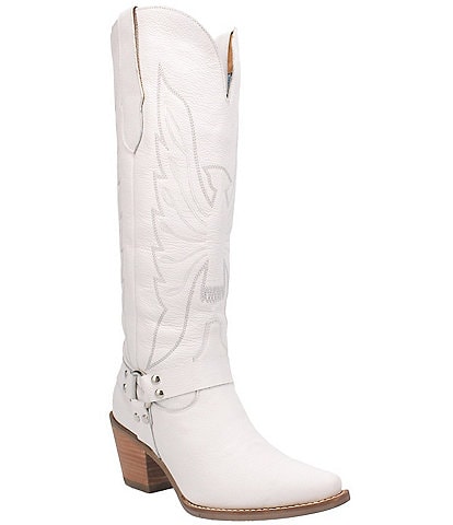 Dingo Heavens To Betsy Leather Winged Eagle Stitch Tall Western Boots