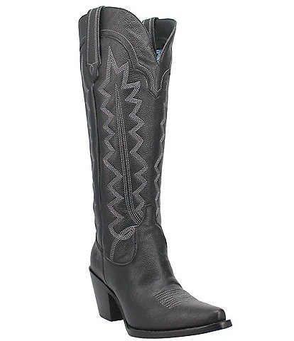 Dingo High Cotton Leather Tall Western Boots