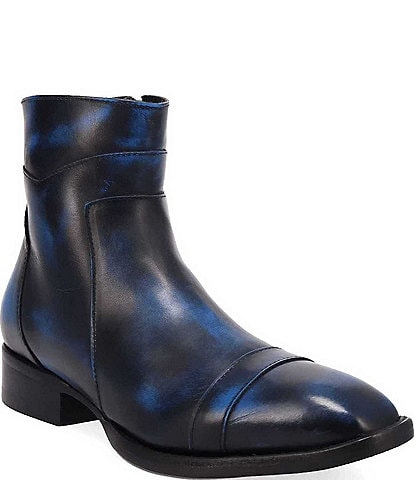 Dingo Men's Lennox Vintage Leather Square Toe Booties