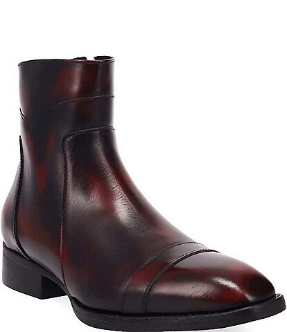 Dingo Men's Lennox Vintage Leather Square Toe Booties