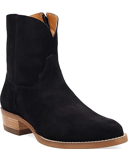Dingo Men's Night Shift Suede Western Zip Ankle Boots
