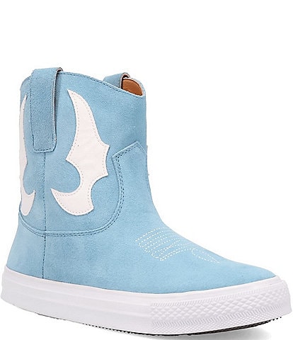 Dingo Ollie Suede Western Stitch and Appliqued Sneaker Booties