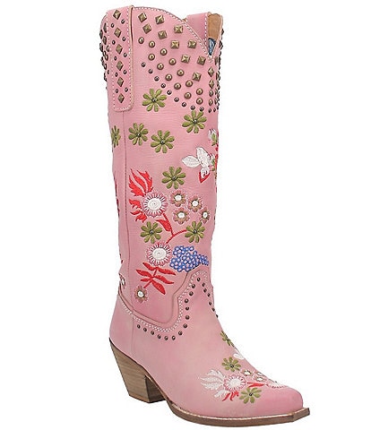 Geezy-9 Women's Flower Print Socks Booties