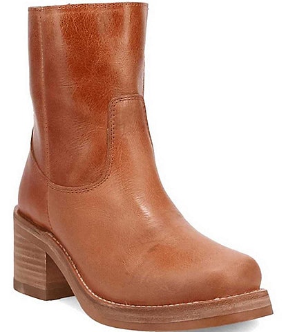 Dingo Roxy Leather Chunky Sole Booties