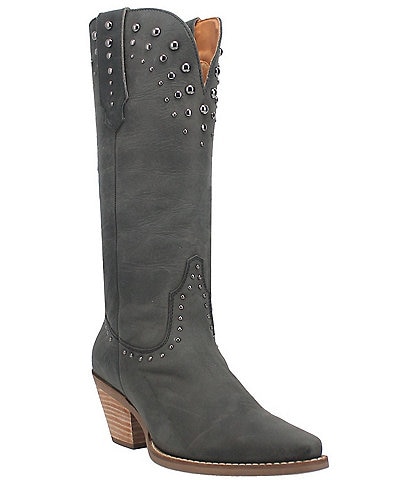 Dingo Talkin Rodeo Tall Studded Leather Western Boots