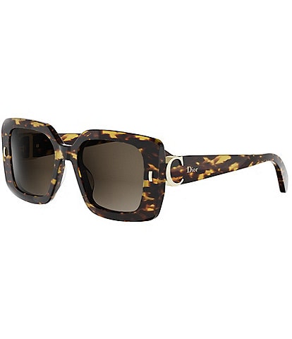 Dior Women's Dior Initials S2I 53mm Oversized Square Sunglasses