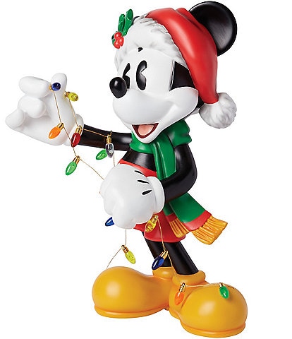 Disney Enesco Disney Showcase Holiday Santa Mickey Mouse Figurine