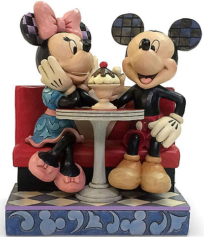 Disney Traditions by Jim Shore Mickey and Minnie Soda Shop Figurine