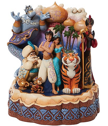 Disney Traditions Collection by Jim Shore A Wondrous Place Carved by Heart Aladdin Figurine