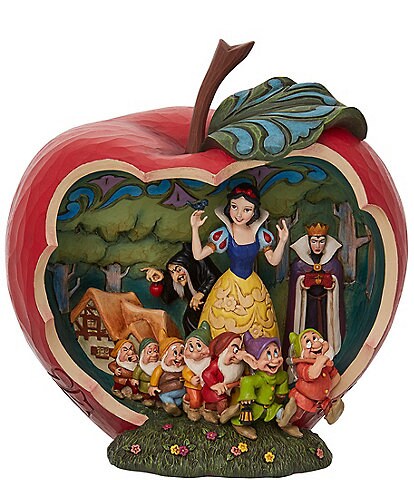 Disney Traditions Collection by Jim Shore Snow White and the Seven Dwarfs A Wishing Apple Scene Figurine