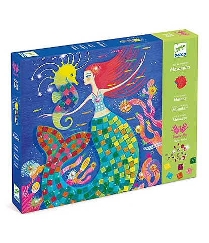Djeco Mermaids Song Sticker & Jewel Mosaic Arts & Crafts Kit