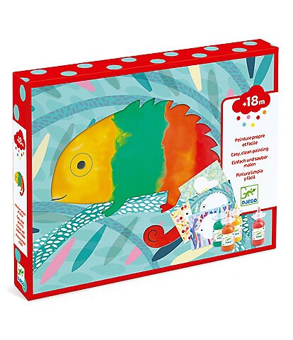 Djeco Mess-Free My First Finger Painting Starter Arts & Craft Kit