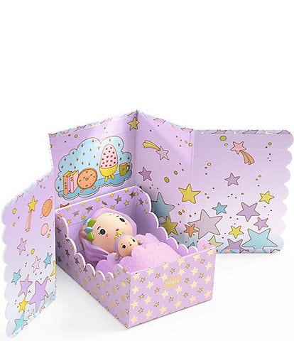 Djeco Tinyly Violet Tiny Room with Figurines