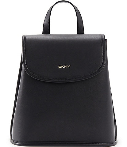 DKNY Brown/Dark Grey Leather Mini Bryant Backpack Dkny