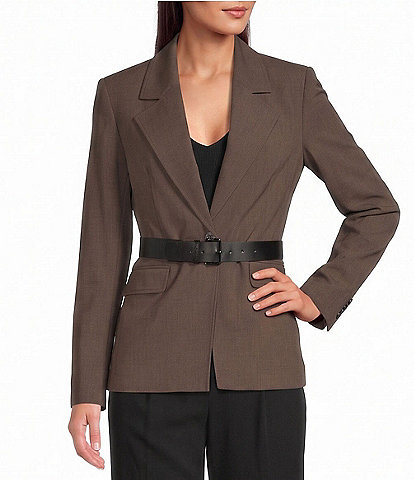 DKNY by Donna Karan Belted Jacket