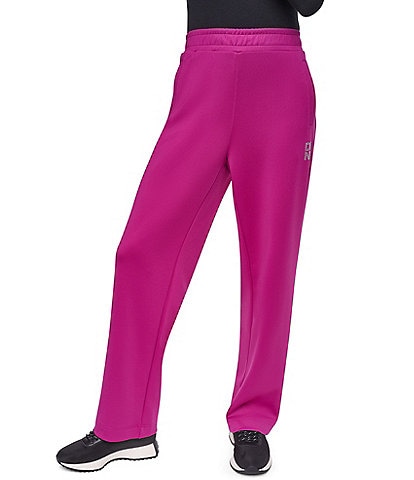DKNY by Donna Karan Knit Elastic Waist Soft Scuba Full Length Pull-On Pants