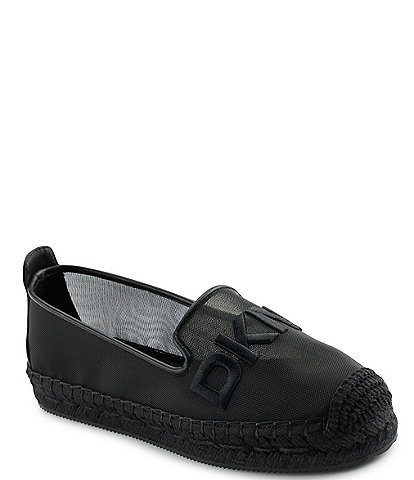 DKNY by Donna Karan Malladra Mesh Logo Espadrille Loafers