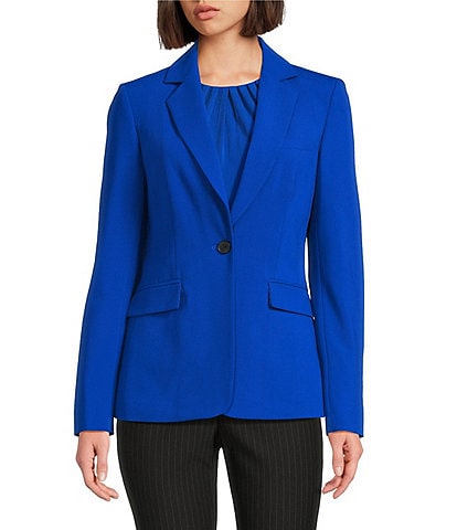 DKNY by Donna Karan Notch Lapel One-Button Jacket